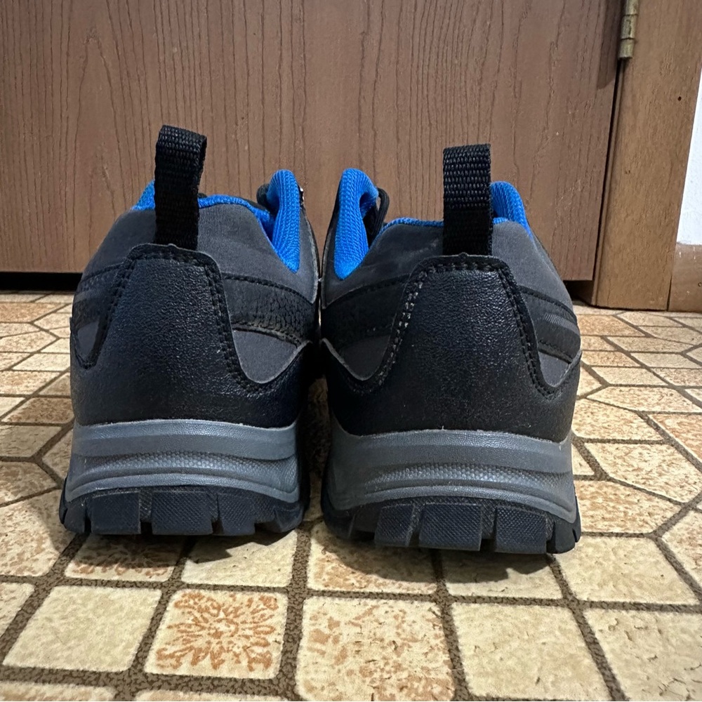 Eddie Bauer Highland Low‎ Waterproof Hiking Shoes Men’s Size 8 M Grey And Blue - Picture 4 of 7